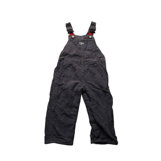 OshKosh Kids Corduroy Dungarees Grey Age 18M