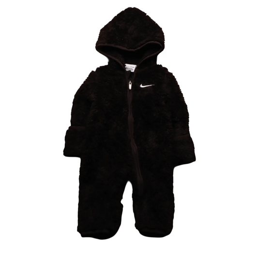 Nike Kids Fleece Onesie Black Age 3M