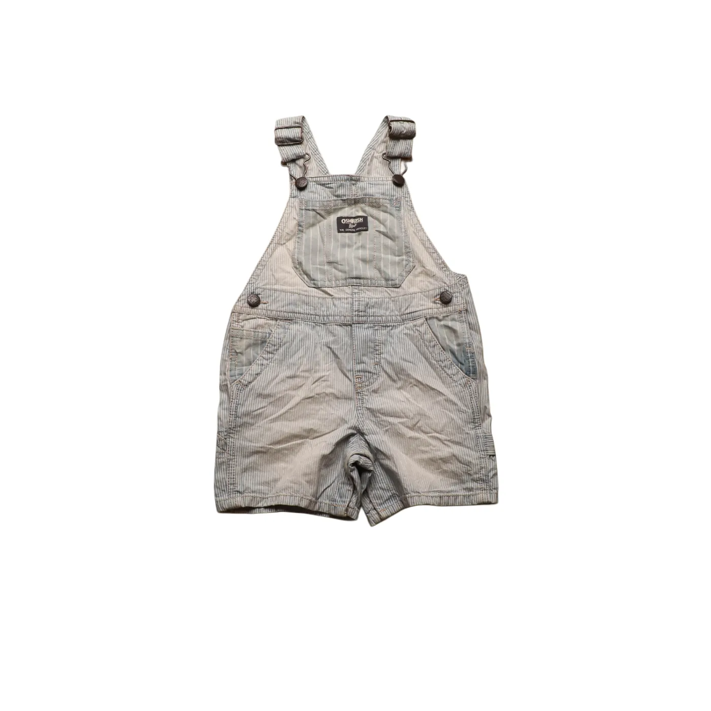 OshKosh Kids Stripe Dungaree Multicolour Age 18M