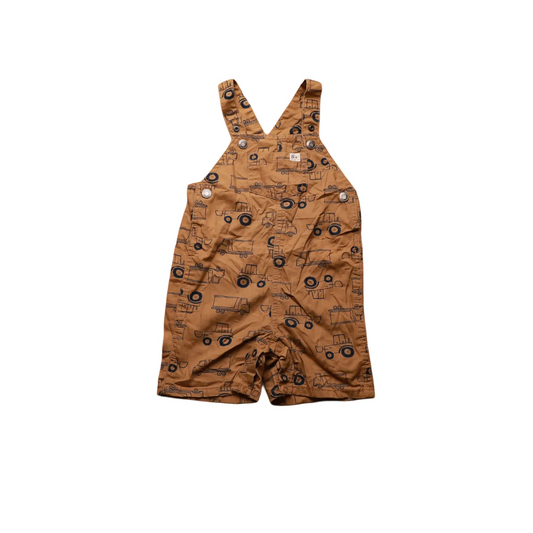 Carters Kids Shortall Dungaree Brown Age 18M