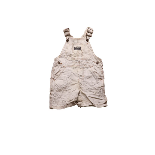 OshKosh Kids Shortall Dungaree Beige Age 18M