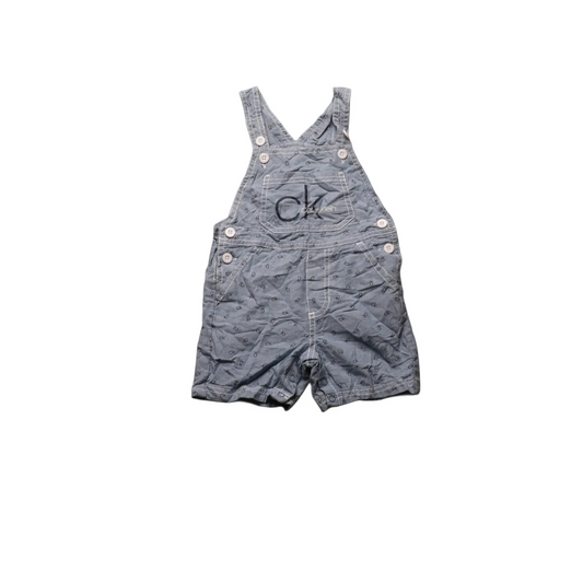 Calvin Klein Kids Shortall Dungaree Blue Age 18M