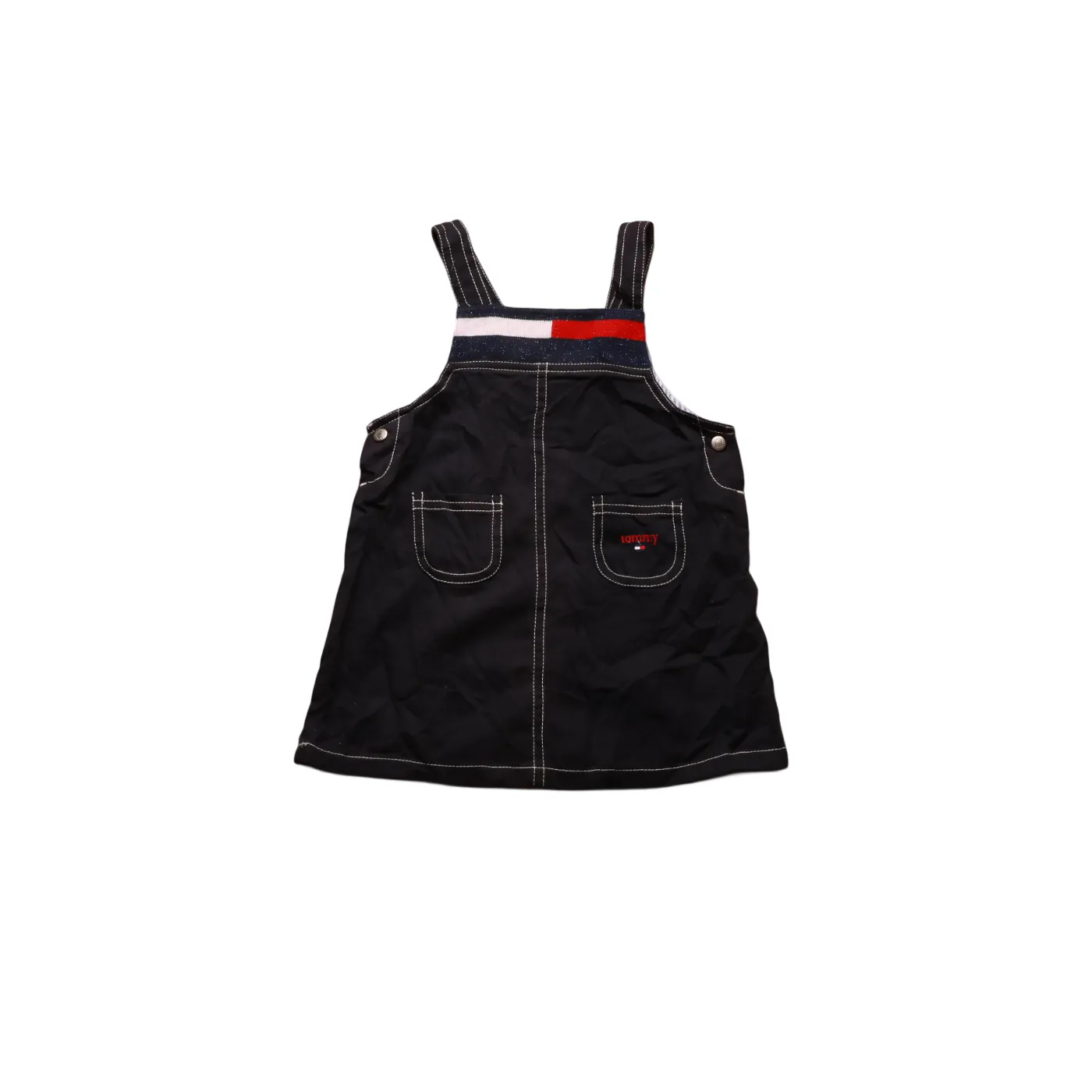 Tommy Hilfiger Kids Dress Dungaree Blue Age 12-18M
