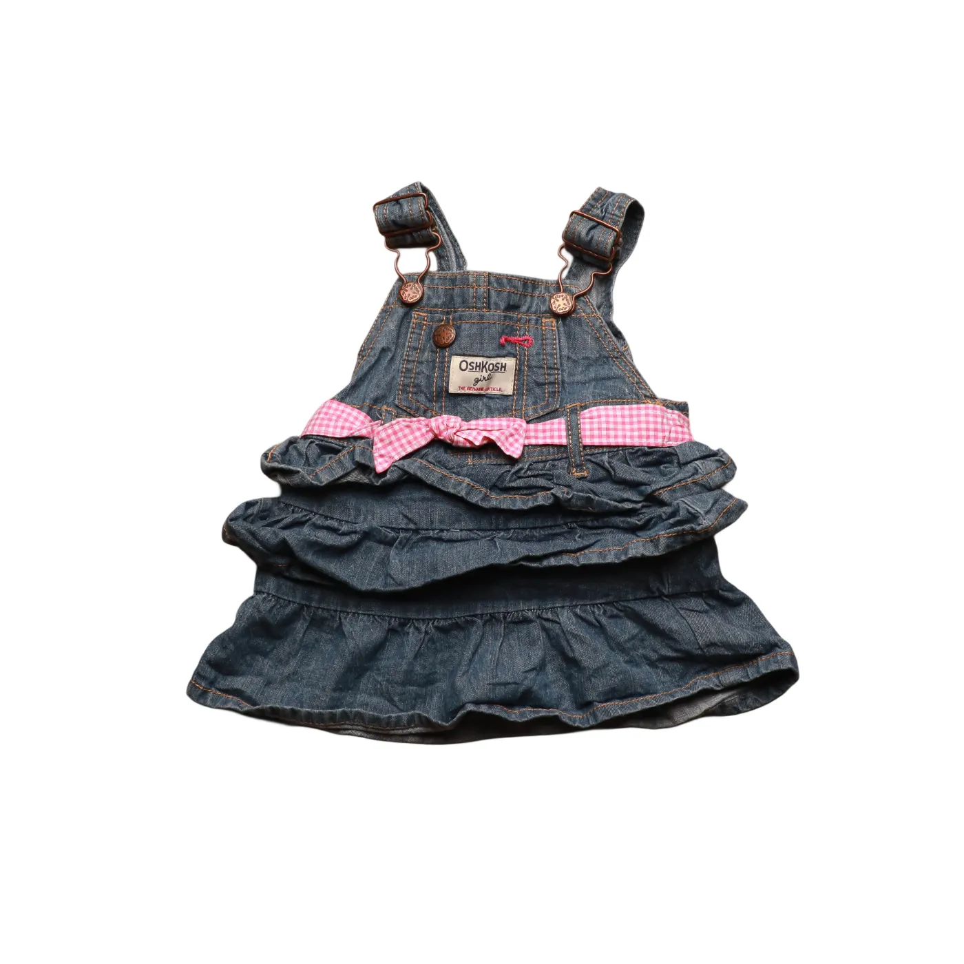 Oshkosh Kids Dress Dungaree Blue Age 6M