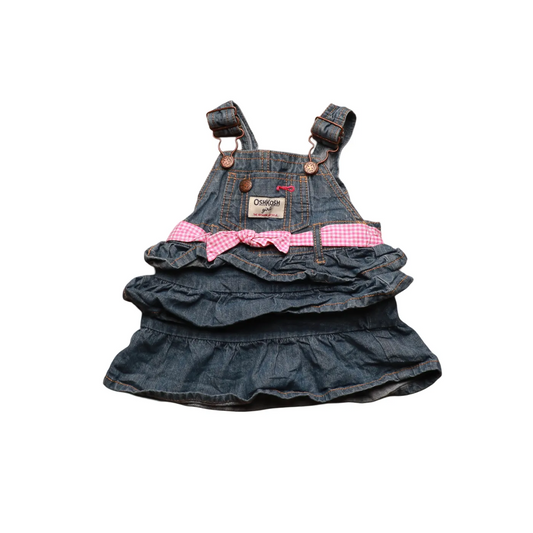 Oshkosh Kids Dress Dungaree Blue Age 6M