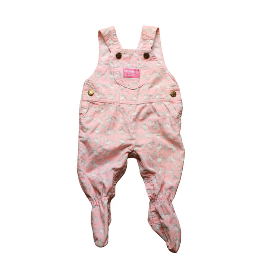 Oshkosh Kids Onesie Dungaree Pink Age 3-6M