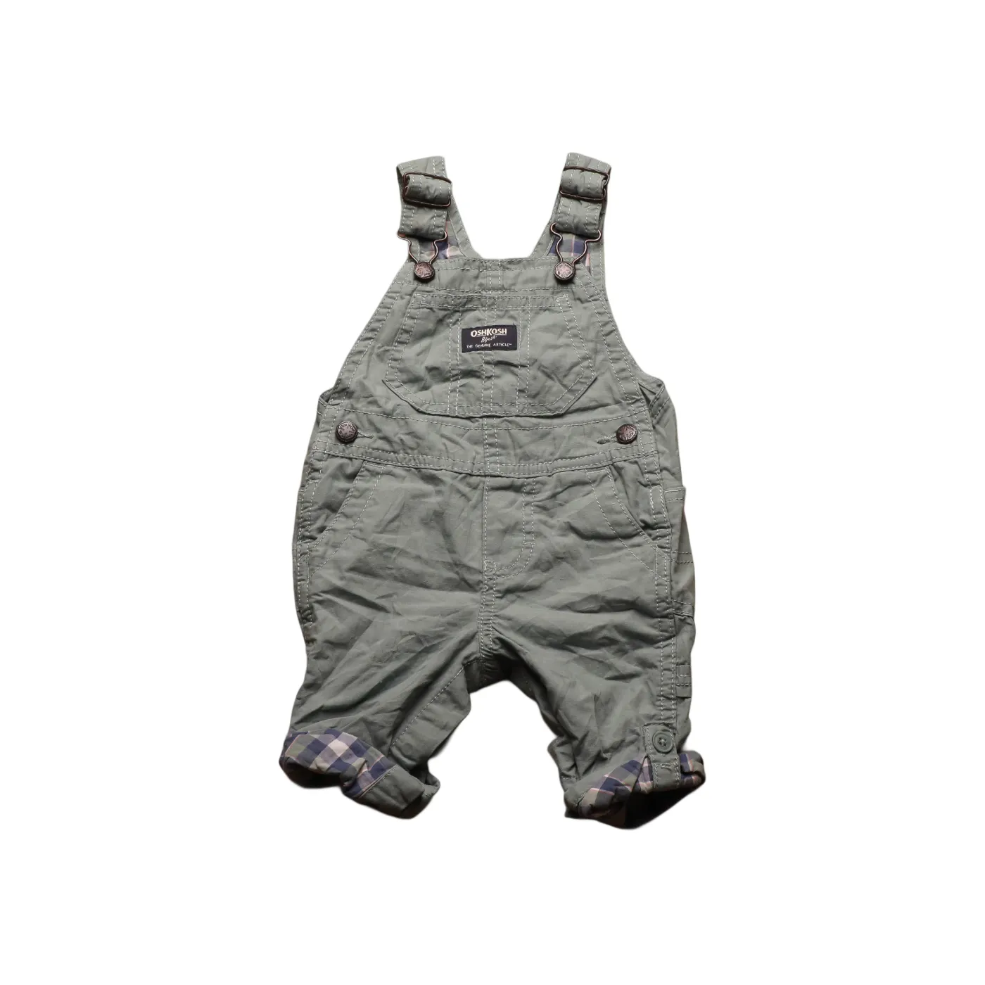 Oshkosh Kids  Dungaree Green Age 6M