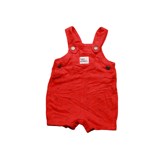 Carters Kids  Dungaree Red Age 6M