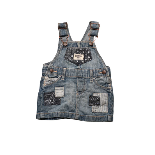 Oshkosh Kids Dress Dungaree Blue Age 6M