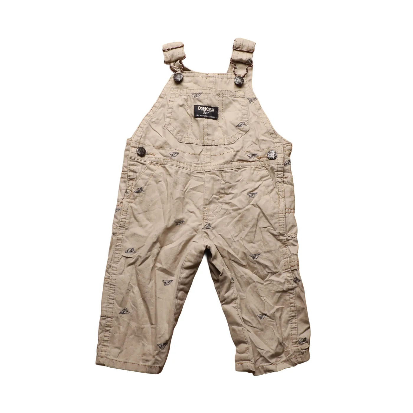 Oshkosh Kids  Dungaree Beige Age 6M