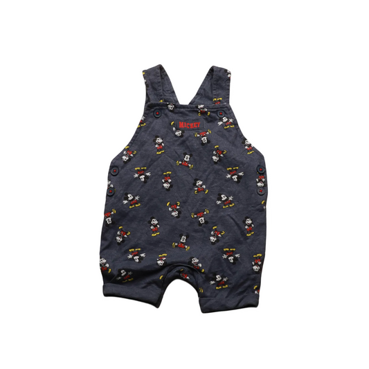 Mickey Kids  Dungaree Blue Age 0-3M