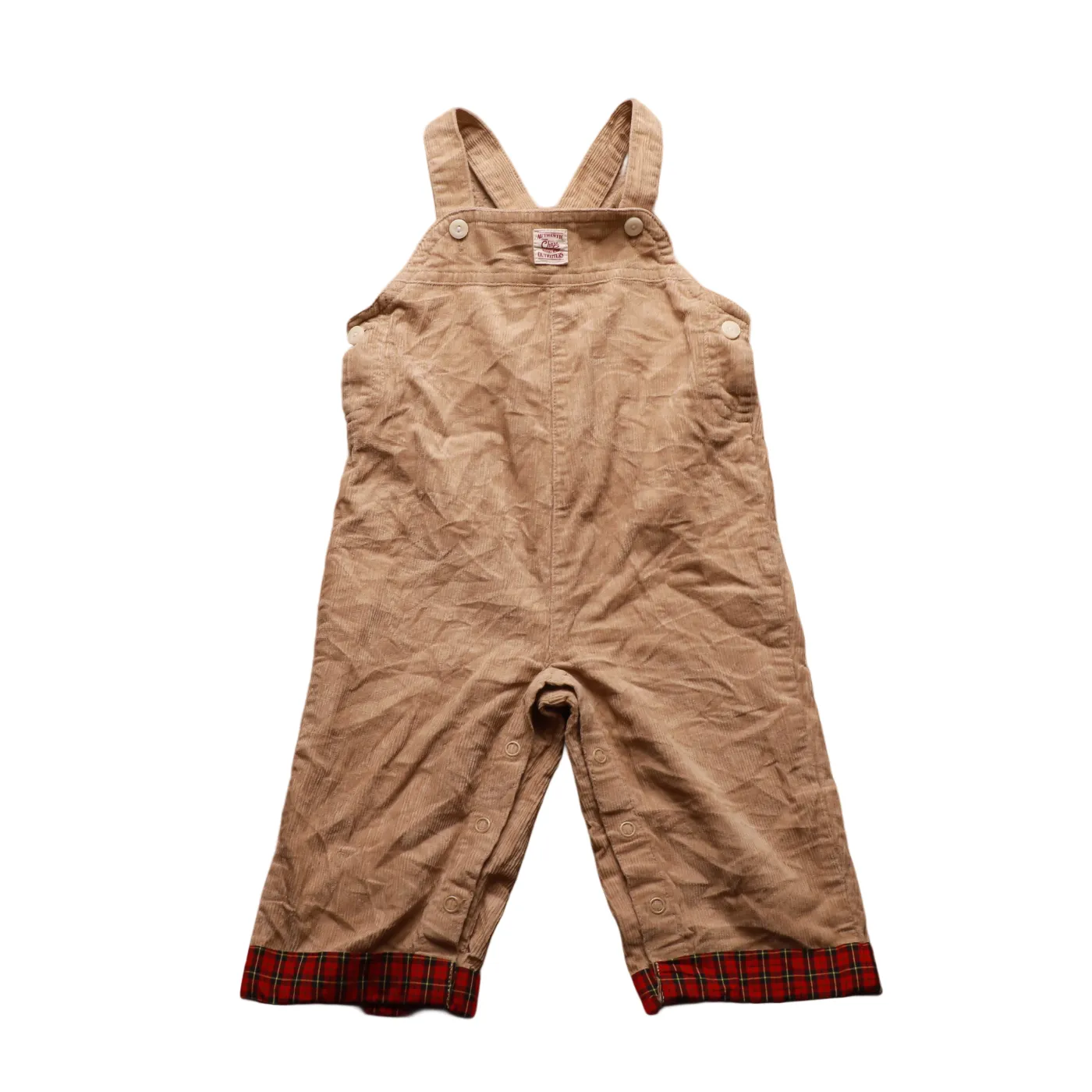 Chaps Kids  Dungaree Brown Age 9M