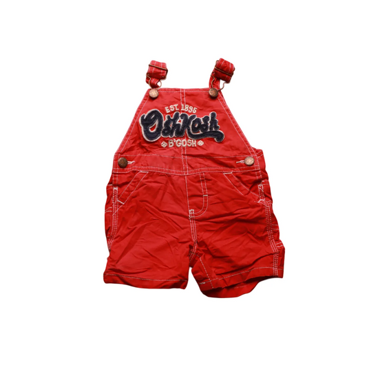 Oshkosh Kids  Dungaree Red Age 9M