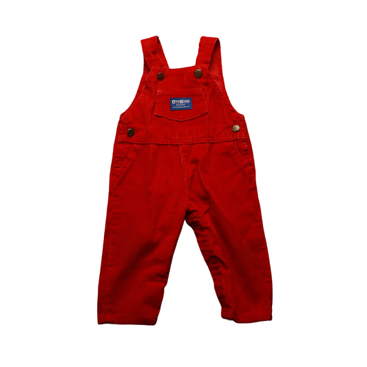 Oshkosh Kids  Dungaree Red Age 6-9M