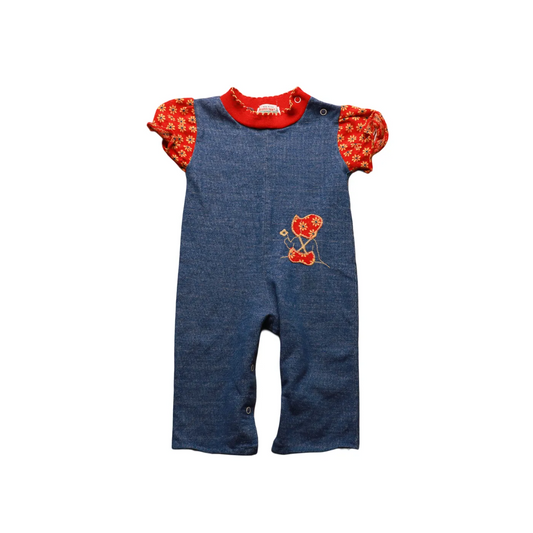 Health-Text Kids Overall Play Suit Blue 9M