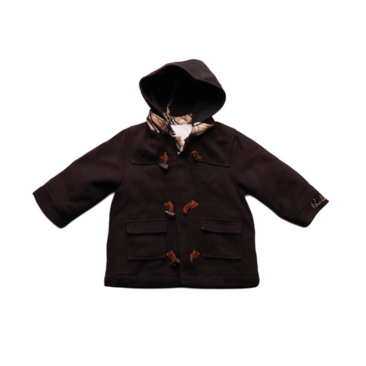 Burberry Kids Overall Coat Blue 12M