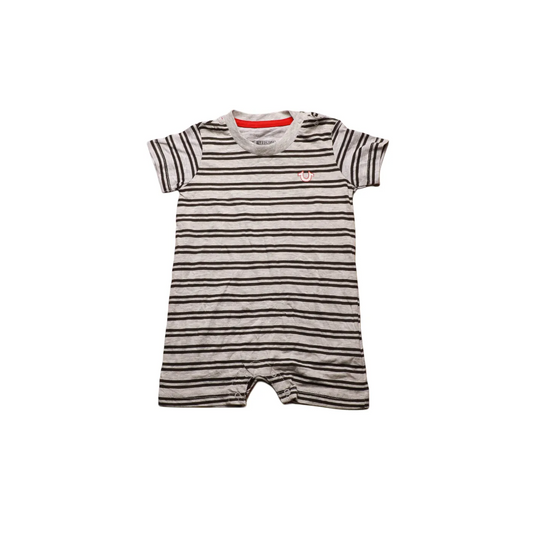 True Religion Kids Shortalls Onesie Multi 12M