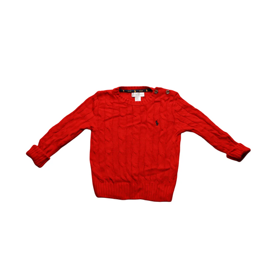 Ralph Lauren Kids Knitwear Jumper Red 12M