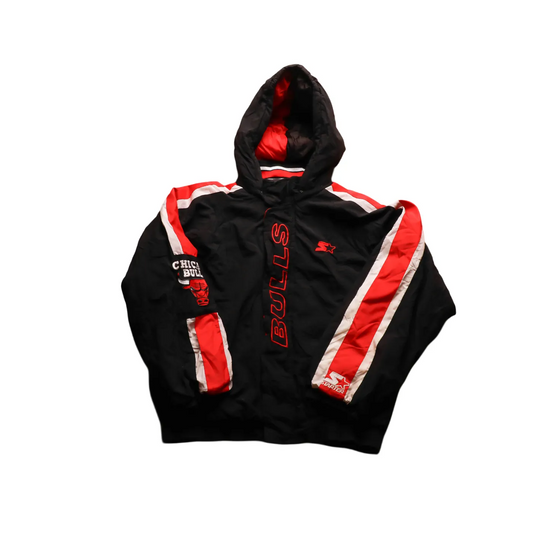 Starter Kids Chicago Bulls Jacket Black 13-14