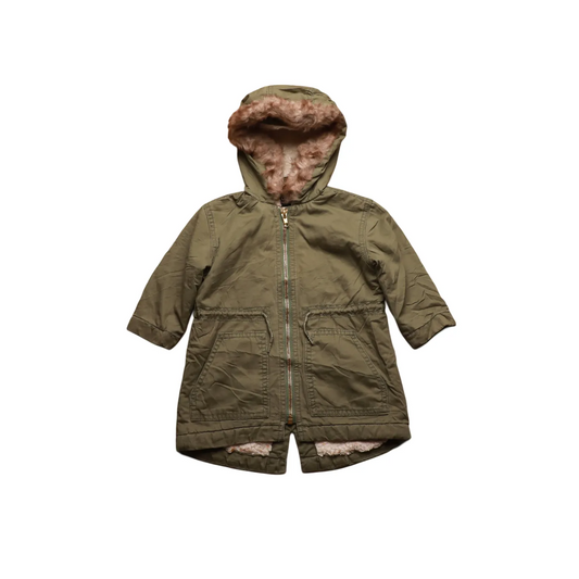 OshKosh Kids Parka Jacket Green Age 12M