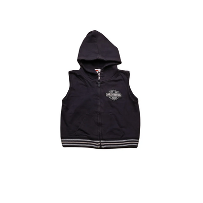 Harley Davidson Kids Sleeveless  Hoodie Blue Age 12M
