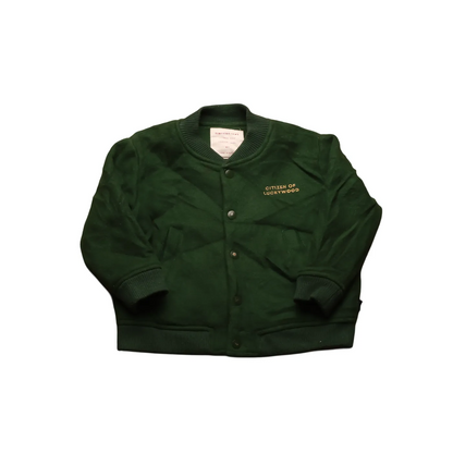 Tiny Cotton Kids Baseball Jacket Green Age 4Y