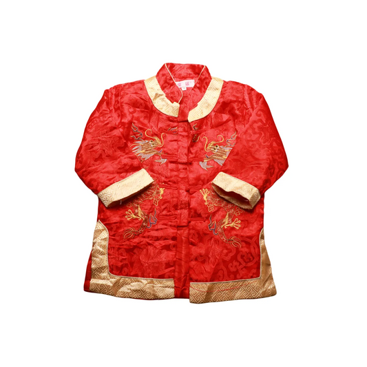 Unbranded Kids Chinese Kimono Red Age 9Y