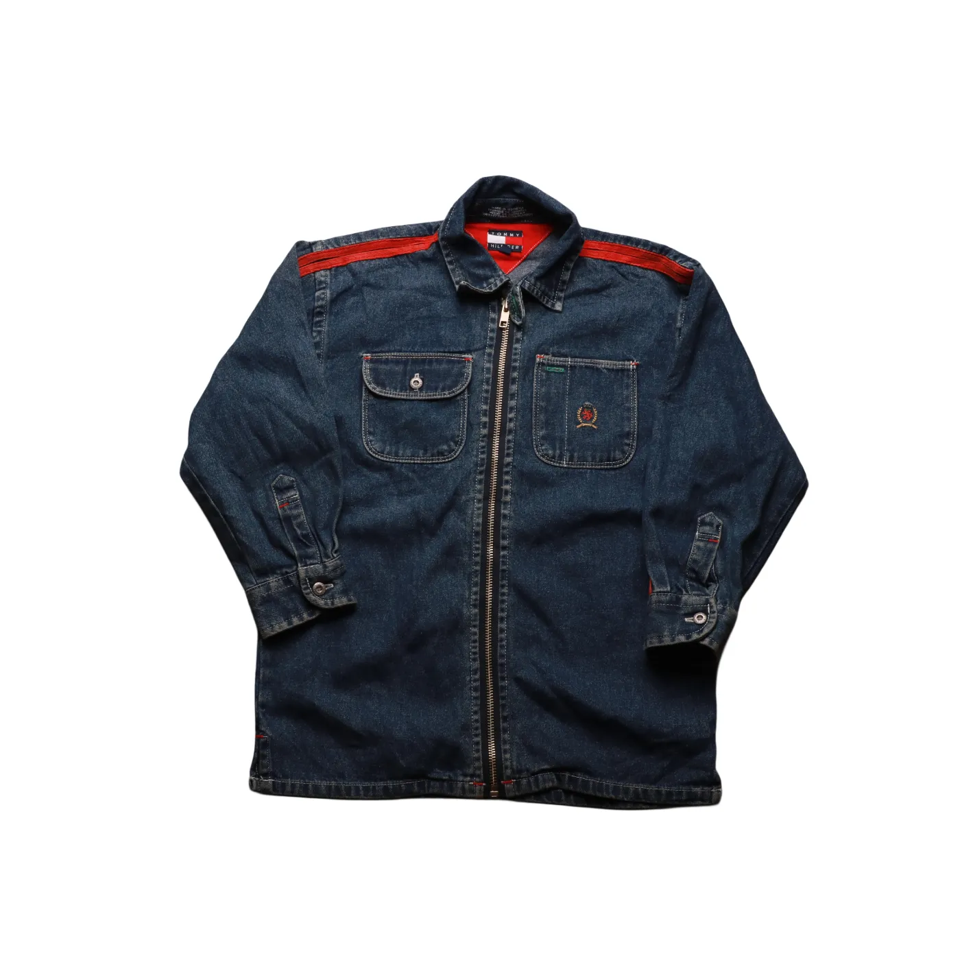 Tommy Hilfiger Kids Denim Shirt Blue Age 5Y