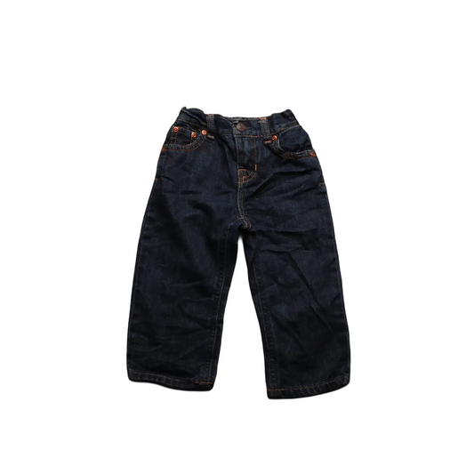 Ralph Lauren Kids Denim Trousers Blue Age 18M