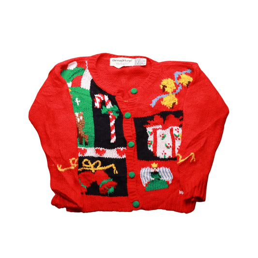 The Eagles Eye Kids Hand Knitted  Cardigan Multi Age 4-5Y