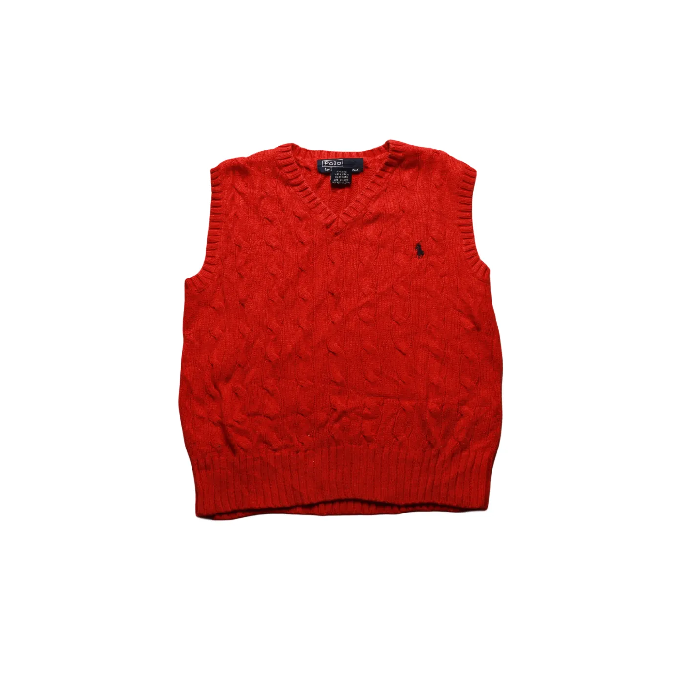 Ralph Lauren Kids Knitwear Vent Red Age 5Y