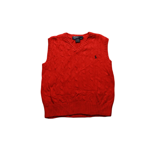 Ralph Lauren Kids Knitwear Vent Red Age 5Y