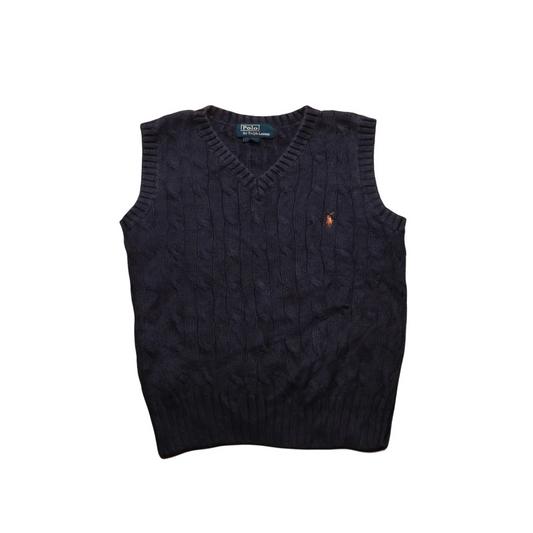 Ralph Lauren Kids Knitwear Vest Blue Age 5Y
