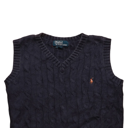 Ralph Lauren Kids Knitwear Vest Blue Age 5Y