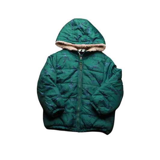 Osh Kosh Kids Puffer Jacket Green Age 5Y