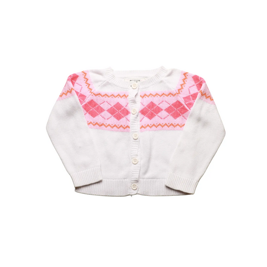 Osh Kosh Kids Knitwear Cardigan White Age 2-3Y