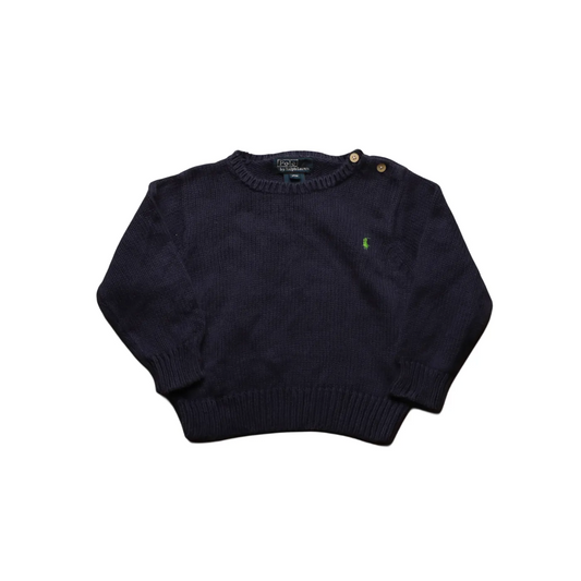 Ralph Lauren Kids Knitwear Jumper Blue Age 18M