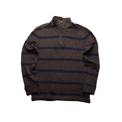 Ralph Lauren Kids 1/4 Zip  Jumper Grey Age 7Y