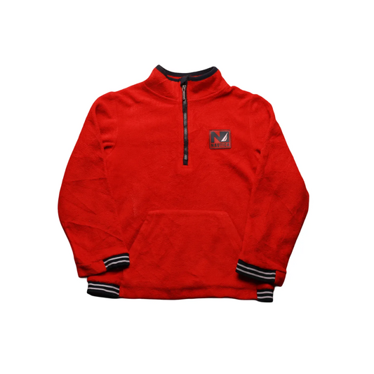 Nautica Kids 1/4 Zip Jumper Red Age 5Y