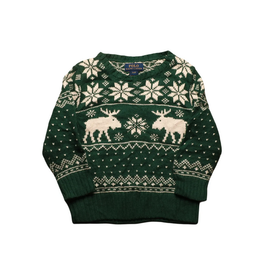 Ralph Lauren Kids Christmas Knitwear Jumper Multi Age 3Y
