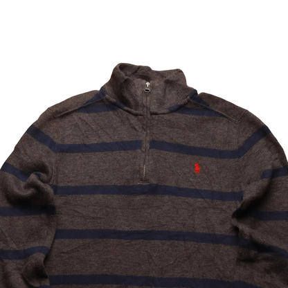 Ralph Lauren Kids 1/4 Zip  Jumper Grey Age 7Y