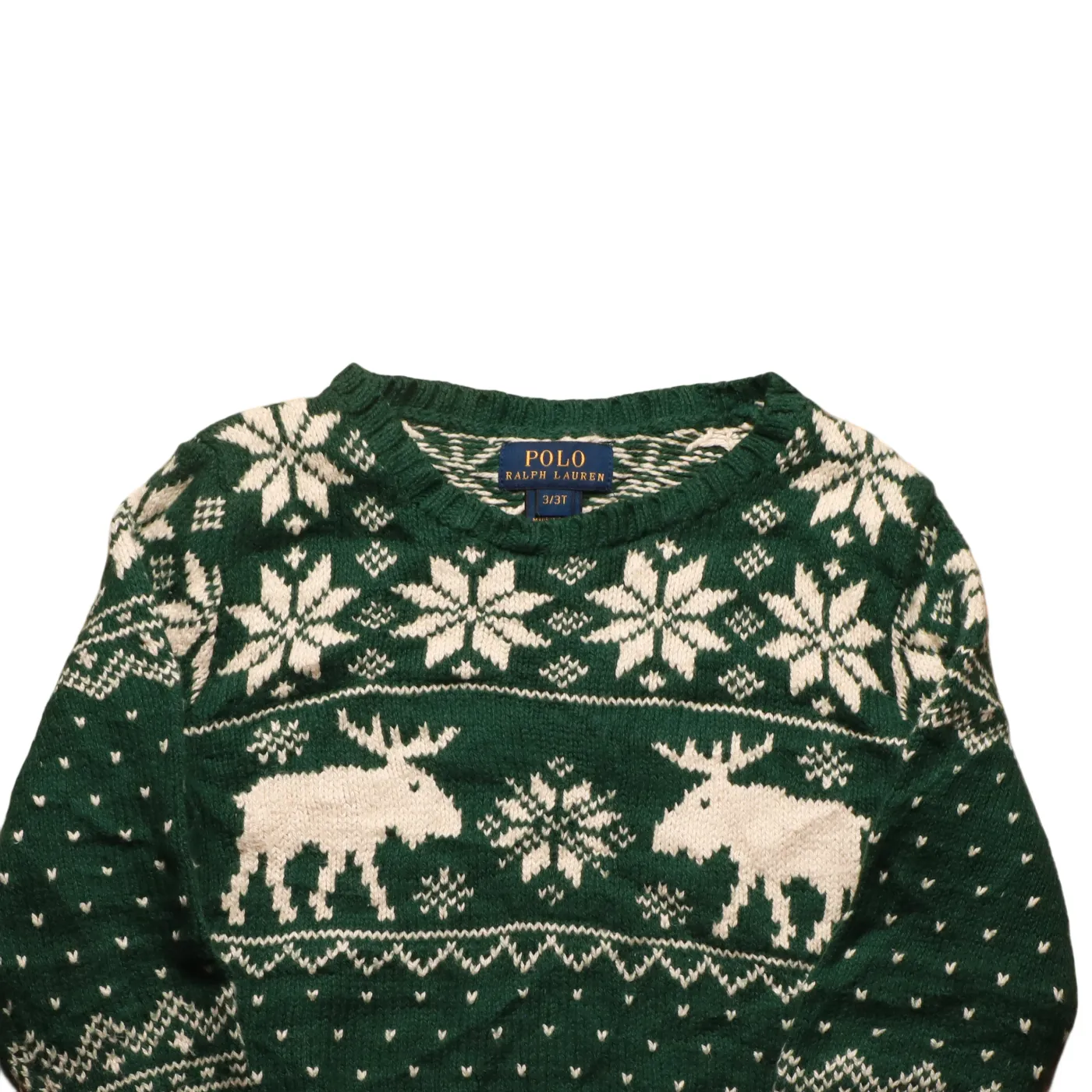 Ralph Lauren Kids Christmas Knitwear Jumper Multi Age 3Y