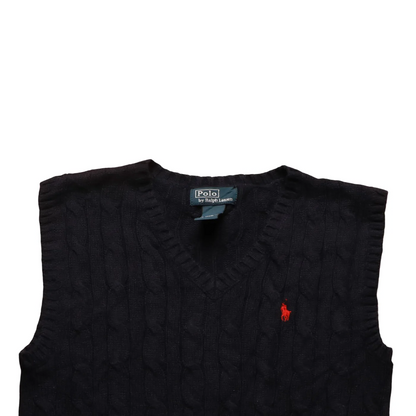 Ralph Lauren Kids Knitwear Vest Blue Age 5Y