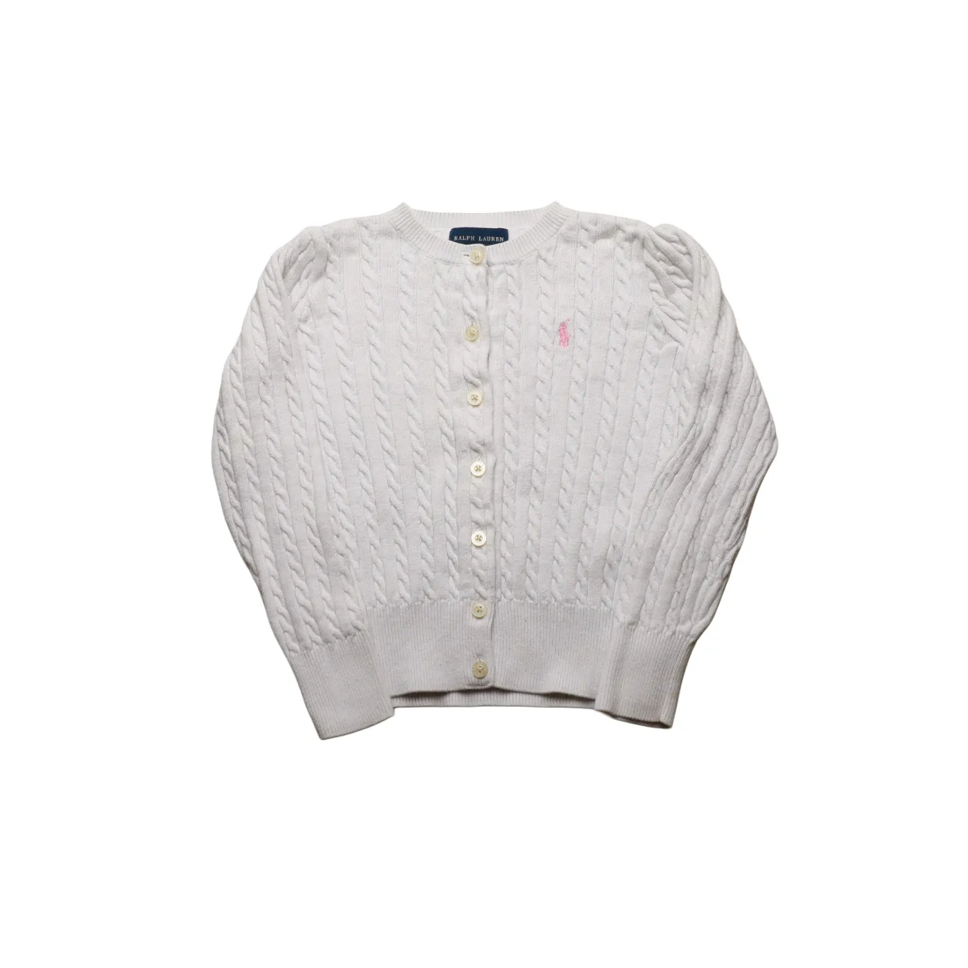 Ralph Lauren Kids Knitwear Cardigan White Age 5Y