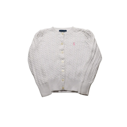 Ralph Lauren Kids Knitwear Cardigan White Age 5Y