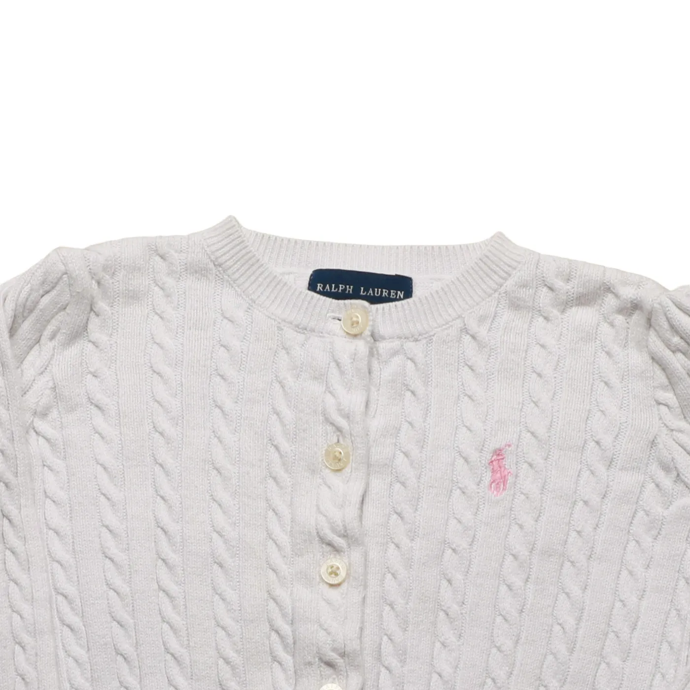 Ralph Lauren Kids Knitwear Cardigan White Age 5Y