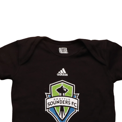 Adidas Kids  Onesie Black Age 18M