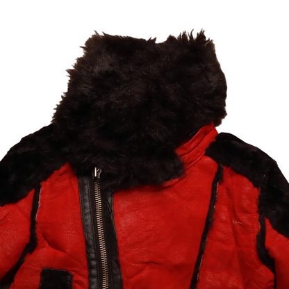 Jordan Craig Kids Leather Jacket Red Age 3Y