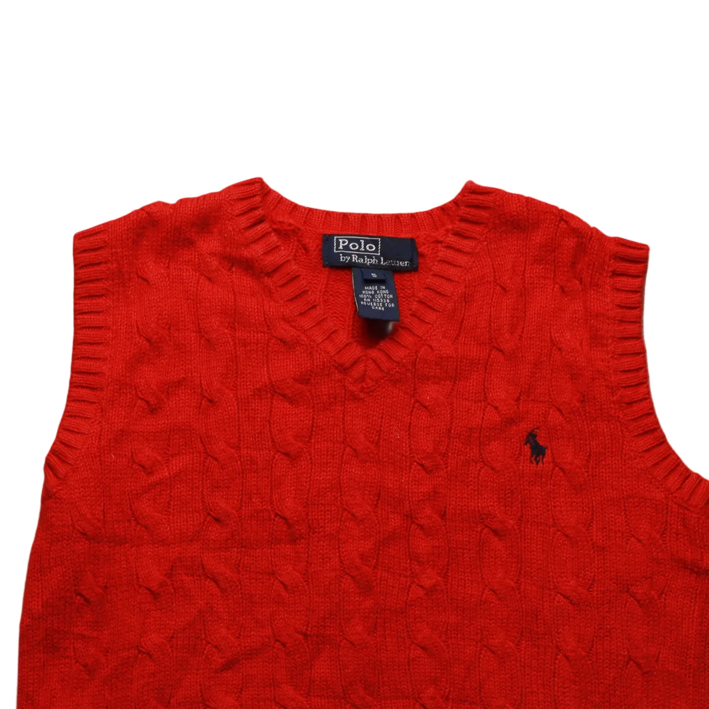 Ralph Lauren Kids Knitwear Vest Red Age 5Y