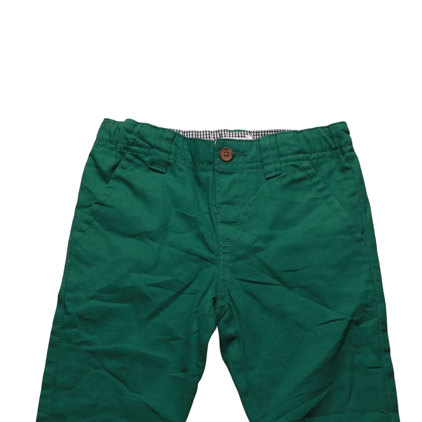 Unbranded Kids Chinos Trousers Green Age 18M